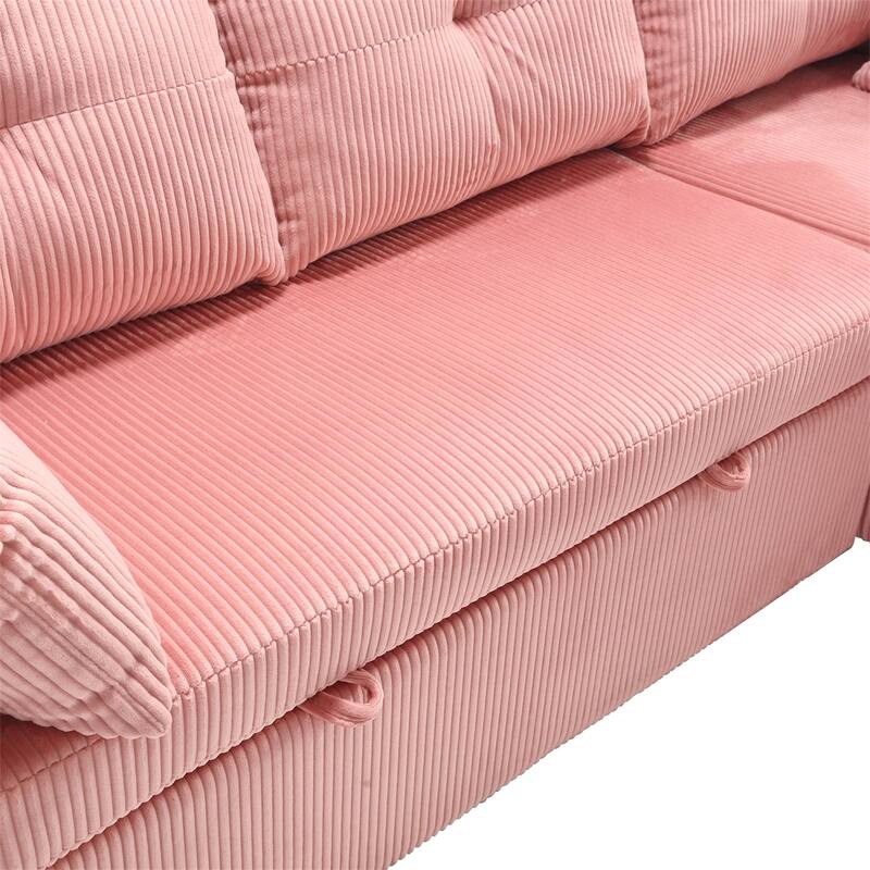 Modular Sectional Sofa L Shaped Modular Couch with Reversible Chaise