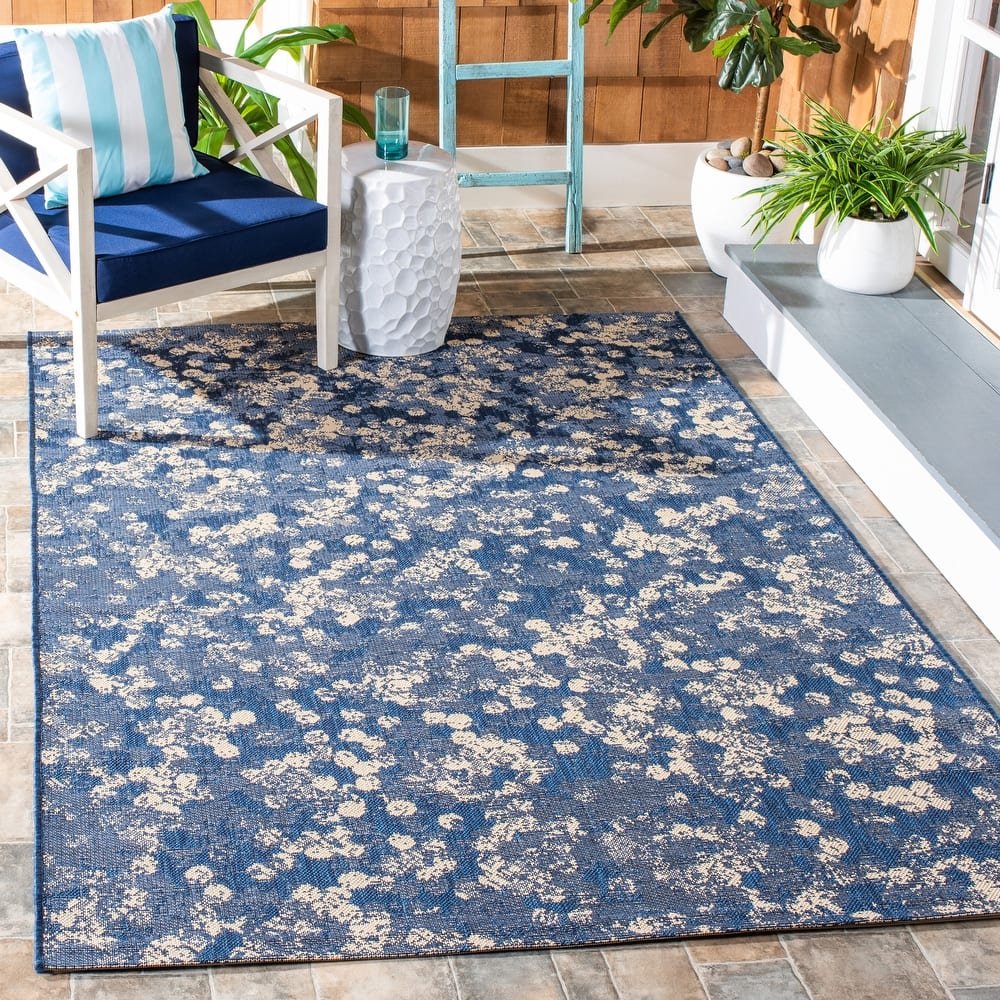 SAFAVIEH Courtyard Nerina Indoor/ Outdoor Waterproof Backyard Patio Rug