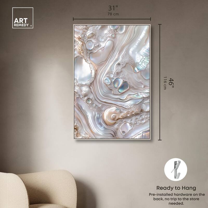 Fluid Preciousness II Canvas by Art Remedy