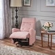 preview thumbnail 12 of 15, Woodglen Swivel/Glider Push Back Nursery Recliner by Christopher Knight Home
