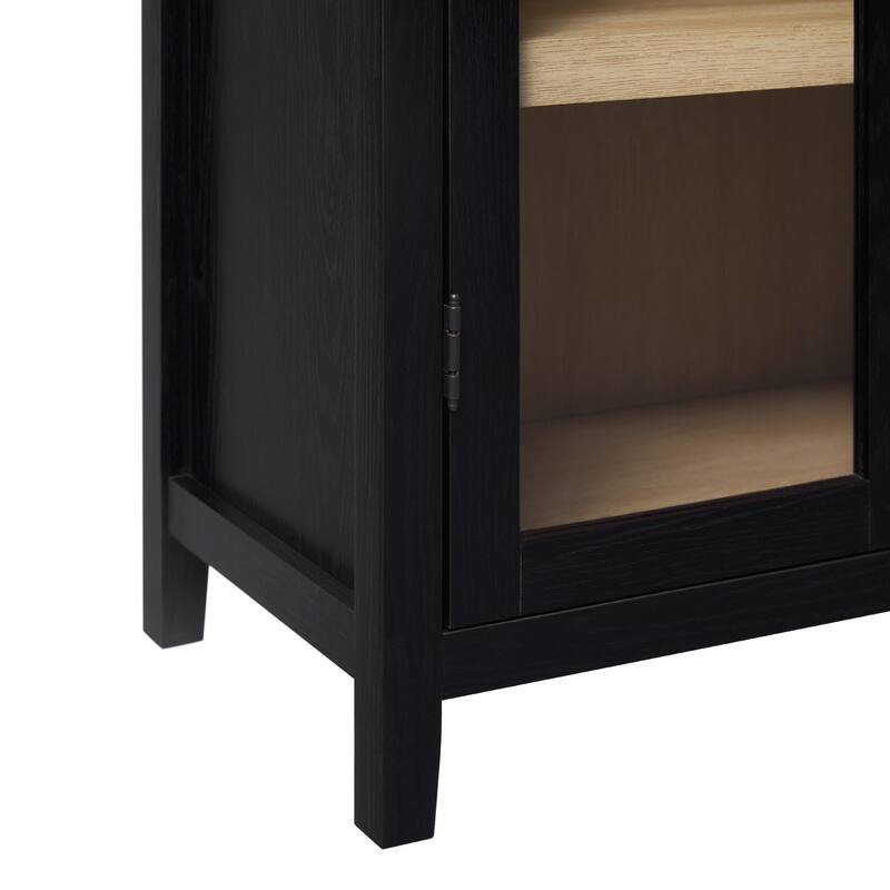 Middlebrook Designs Arched Tall Bookcase with Glass Doors