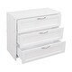 preview thumbnail 14 of 18, Maximized Storage Space Low Loft Bed with Drawers, Shelves and Slide, Twin Size, White