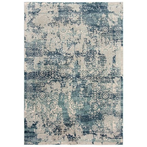 Glamour Power-Loomed Abstract Rug