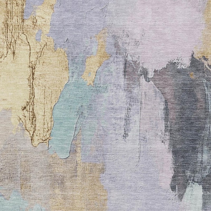 HomeRoots Abstract Transitional Rectangle Outdoor Rug