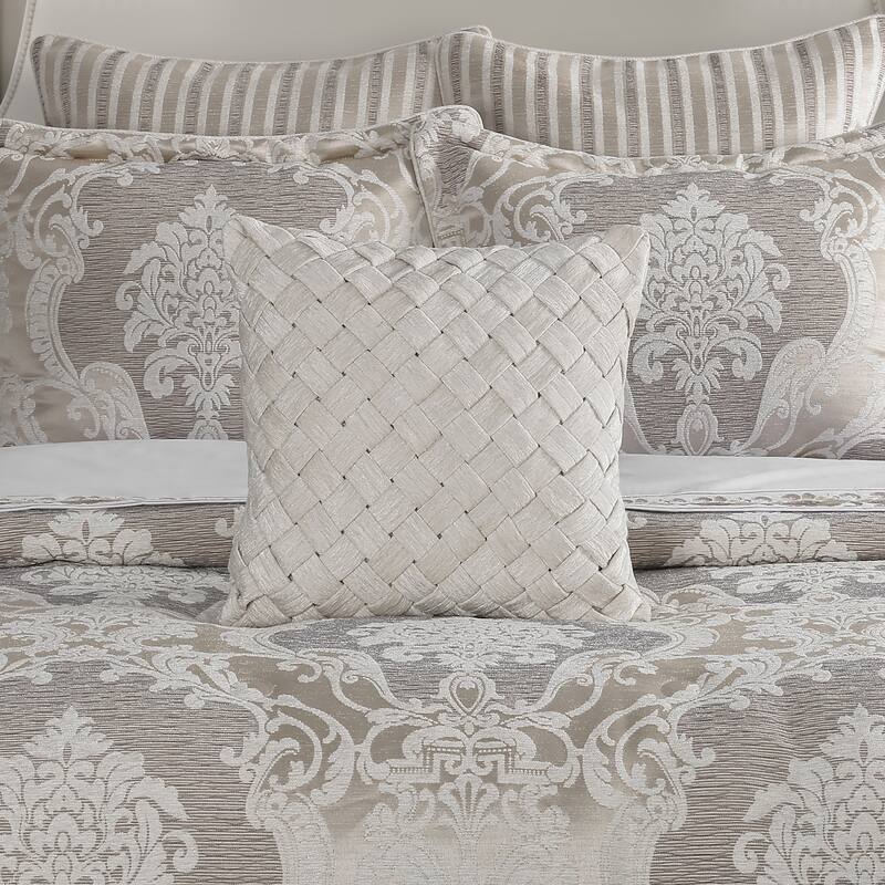 Queensbury 18" Square Decorative Throw Pillow