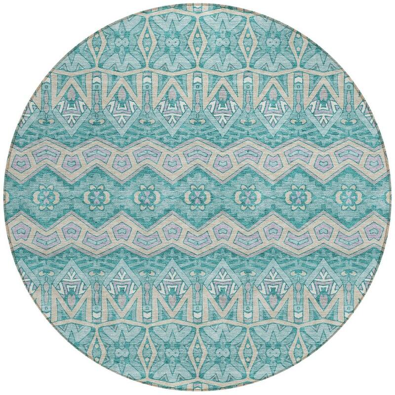 HomeRoots Moroccan Transitional Rectangle Outdoor Rug