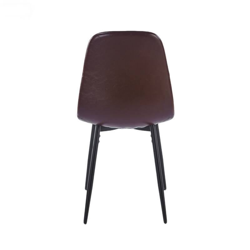 Set of 4 PVC Dining Chairs