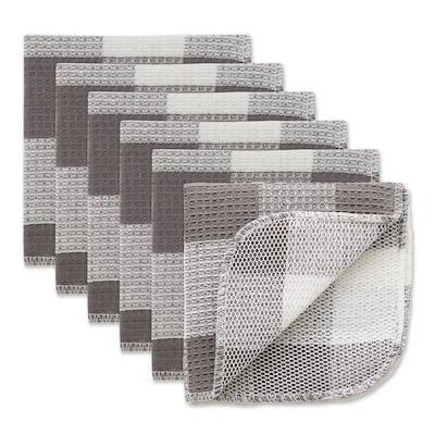 DII Black Buffalo Check Scrubber Dishcloth Set of 6