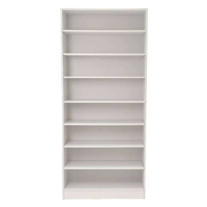 9-Tier Tall Wood Shoe Storage Cabinet with Adjustable Shelves for Entryway