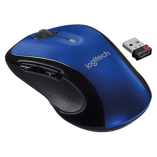 Logitech M510 Wireless Mouse - Blue Mouse. Opens flyout.