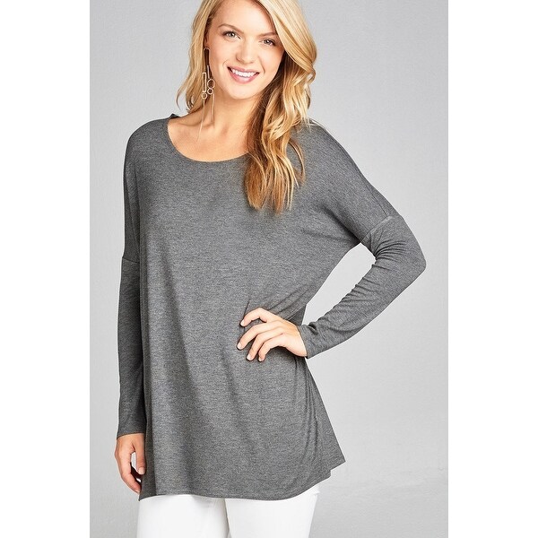 Long jersey tunic tops clearance