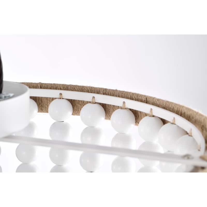 Renara 16 Inch Bohemian Tassel Flush Mount 3-Light