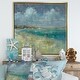 preview thumbnail 1 of 4, Designart 'Sky and Sea' Nautical & Coastal Framed Canvas - Blue