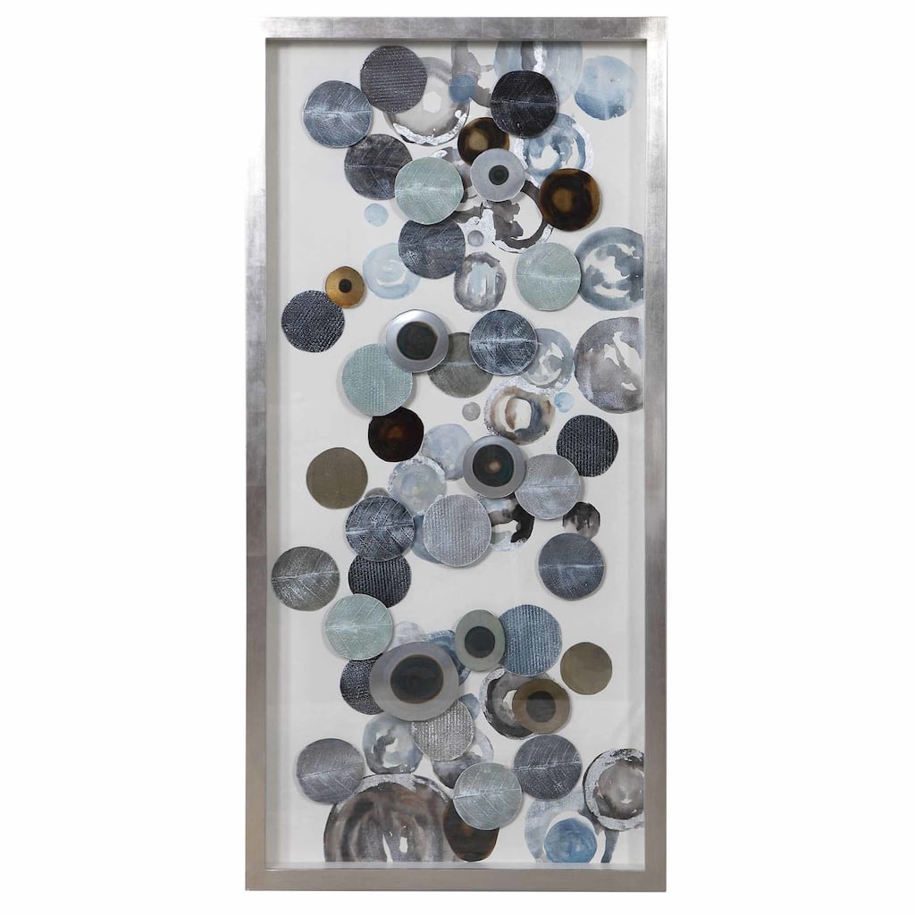 Uttermost Kella 28-1/2" x 58-1/2" Patterns and Designs Shadow Box on