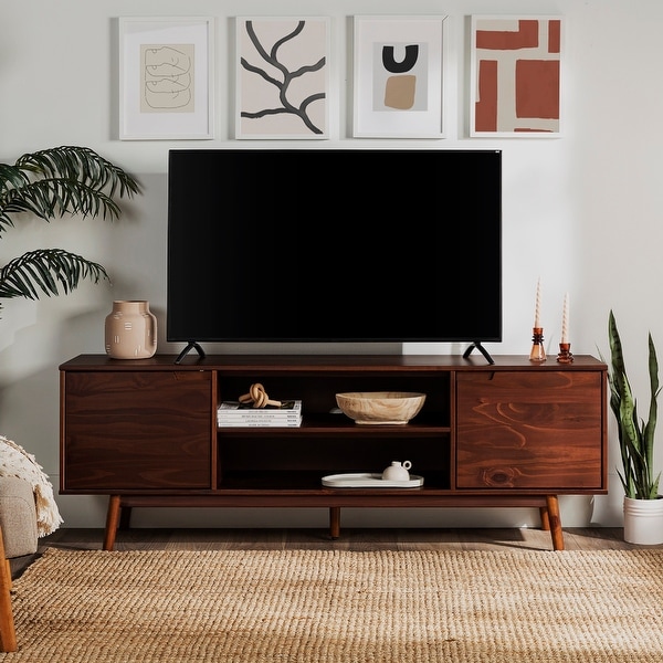 70 inch mid century store tv stand