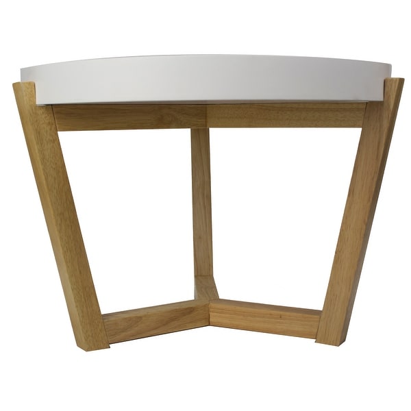 Coffee Table - White - Mdf, Wood