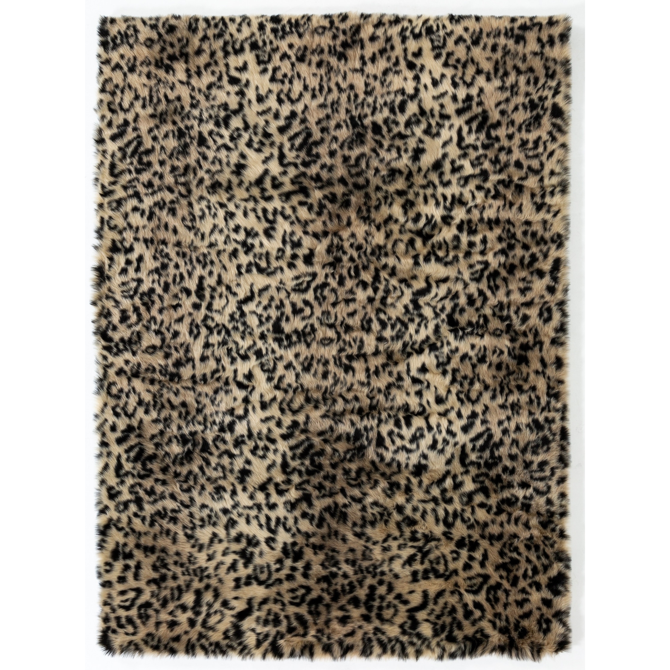 ALAZA Leopard and Tiger Print Abstract Area Rug Rugs for Living Room Bedroom 7' x 5' 