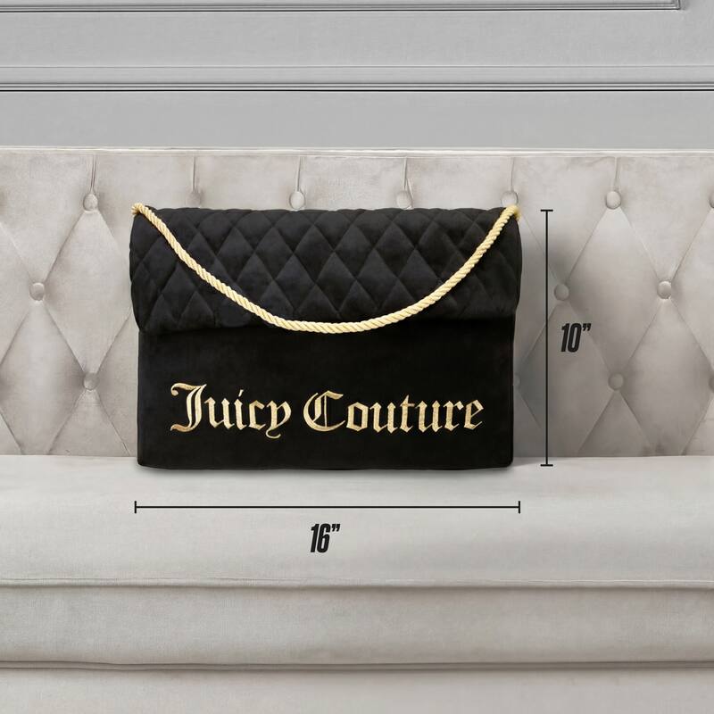 Juicy Couture Purse Pillow Decorative 1-Piece