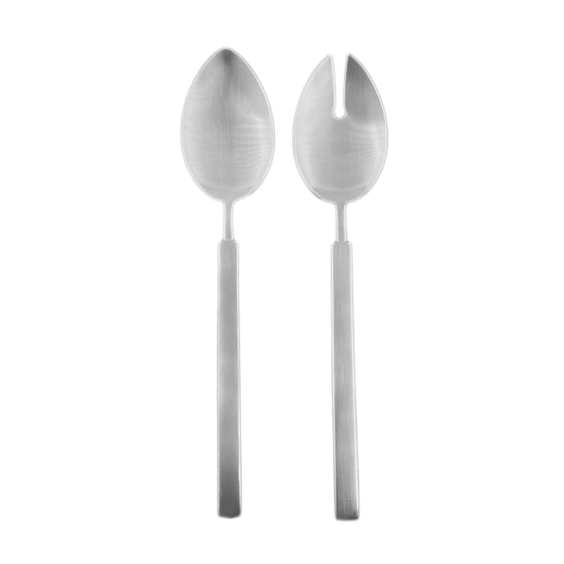 Canvas Home Hvar Collection 2-Piece Salad Server Gift Set - Silver