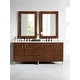 preview thumbnail 2 of 32, James Martin Vanities Metropolitan 72" Double Vanity, American Walnut