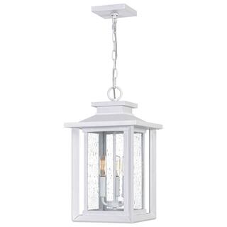 Wakefield 3-Light Outdoor Hanging Lantern in Matte White