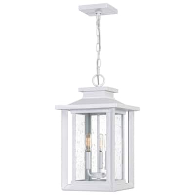 Wakefield 3-Light Outdoor Hanging Lantern in Matte White