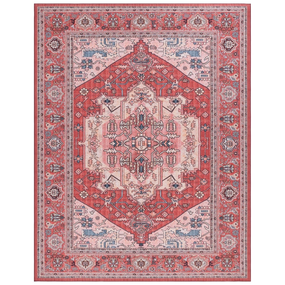 SAFAVIEH Tucson Machine Washable Slip Resistant Nevada Traditional Rug