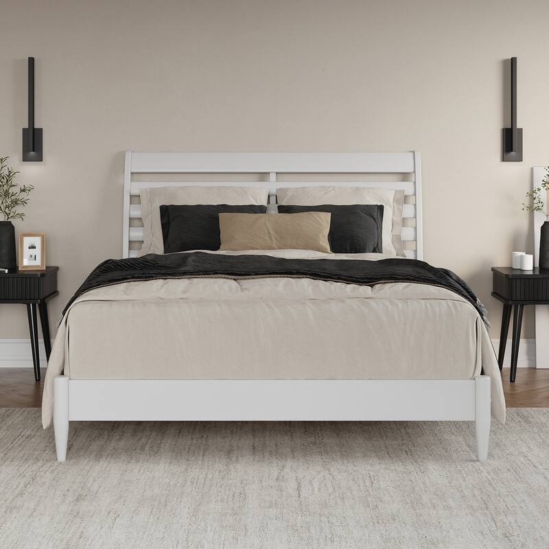 Savannah Solid Wood Low Profile Platform Bed