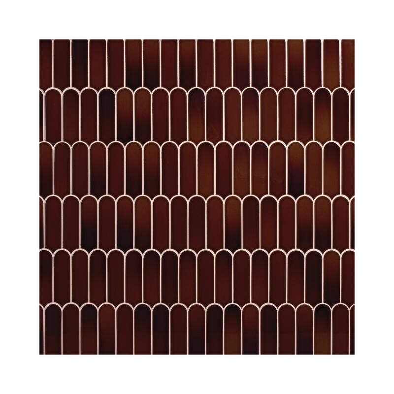 Daltile Artefino Vintage 2 x 6 Fish Scale Mosaic (10 PC Per SQFT) (10.00 SQFT Per Carton)