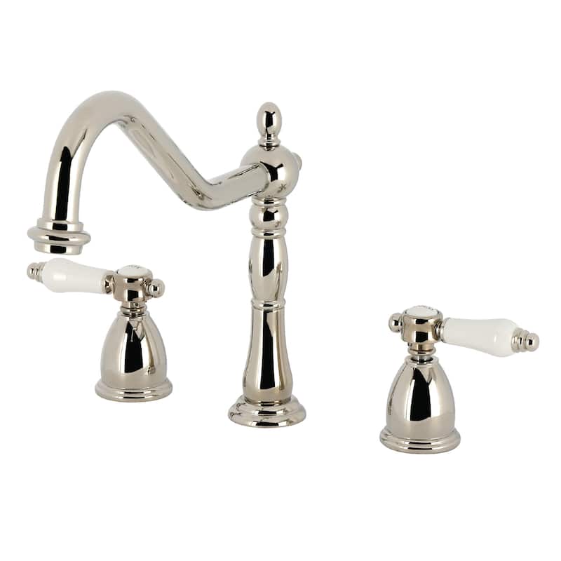 Kingston Brass Bel-Air 1.8 GPM Widespread Kitchen Faucet - Polished Nickel