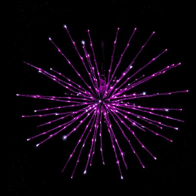 Christmas LED Spritzer Pink 32 Inch