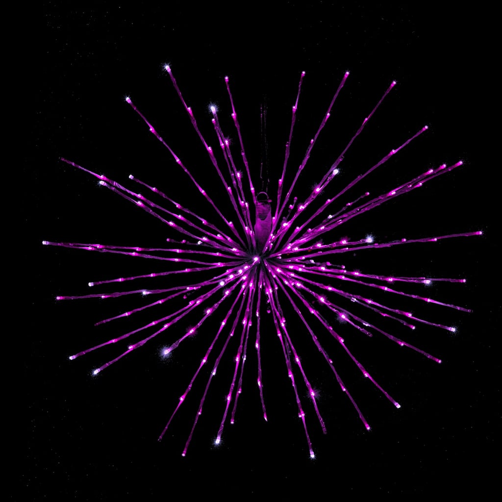 Christmas LED Spritzer Pink 32 Inch