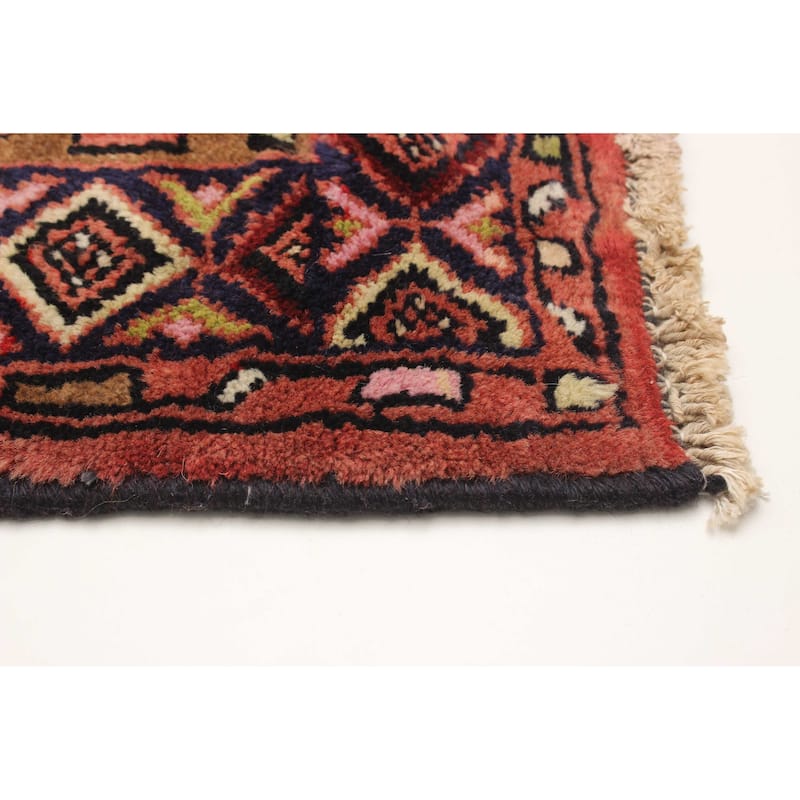 ECARPETGALLERY Hand-knotted Andelz Red Wool Rug - 3'11 x 6'4