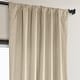 preview thumbnail 52 of 165, Exclusive Fabrics Signature Plush Velvet Hotel Blackout Curtains (1 Panel) - Luxury Soft Drapery for Light Control & Elegance