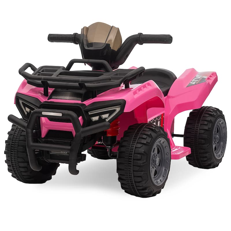 6V Ride On Car 4 Wheeler with Music for Toddlers 1-3 Years