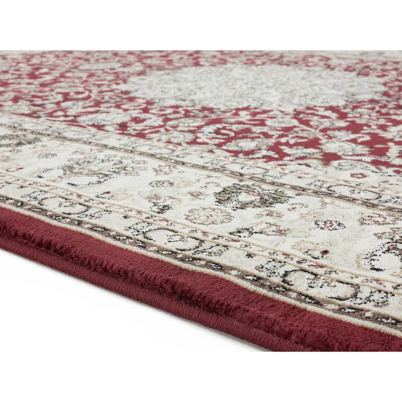 Vaso Collection Traditional Polypropylene Area Rug