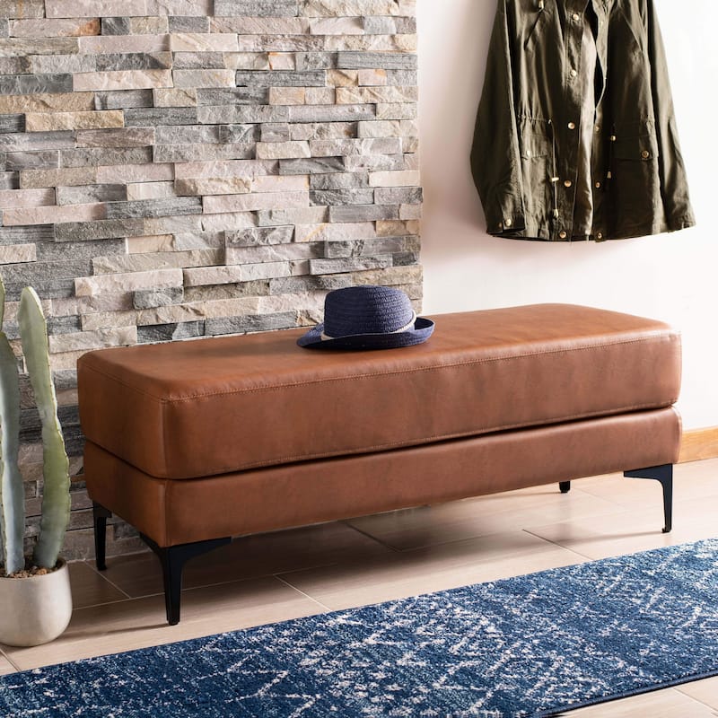 SAFAVIEH Elise Rectangular Bench - 48" x 18" x 18"