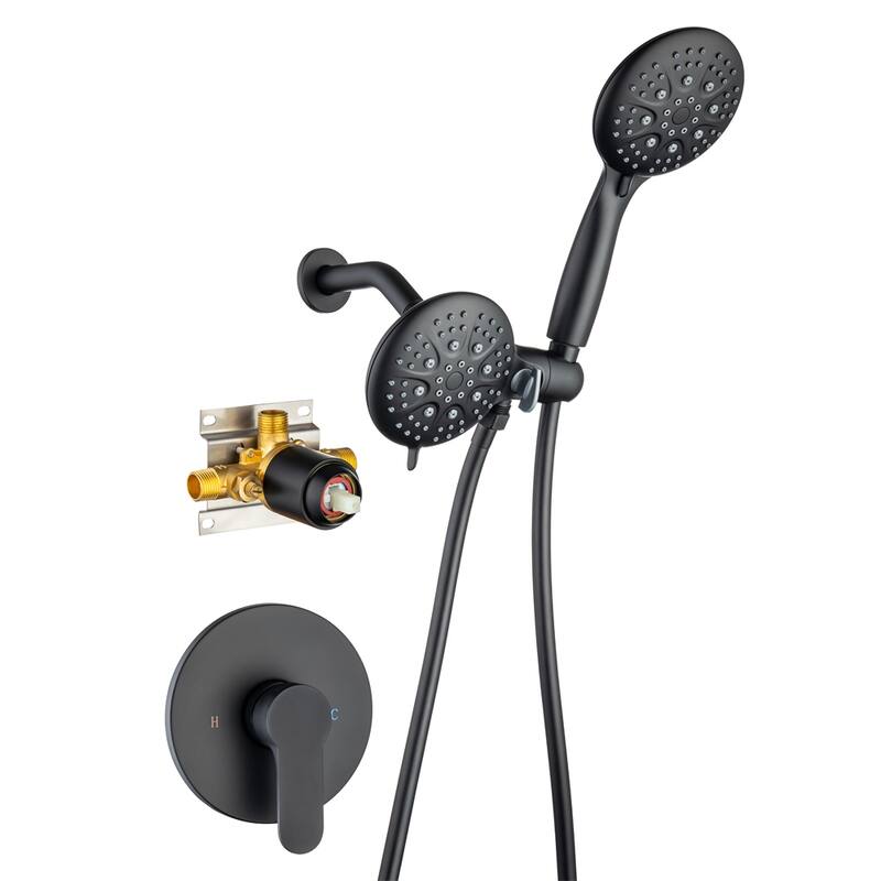 Shower System with High Pressure Shower Head Combo（Valve Include） Bed