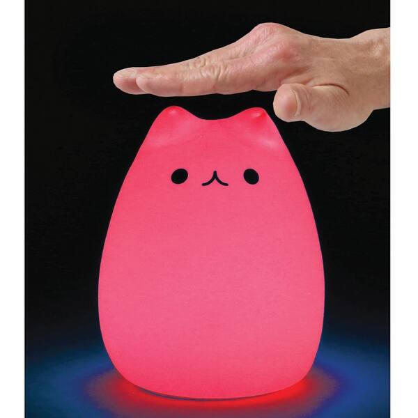 Shop What On Earth Color Changing Led Cat Night Light Cute