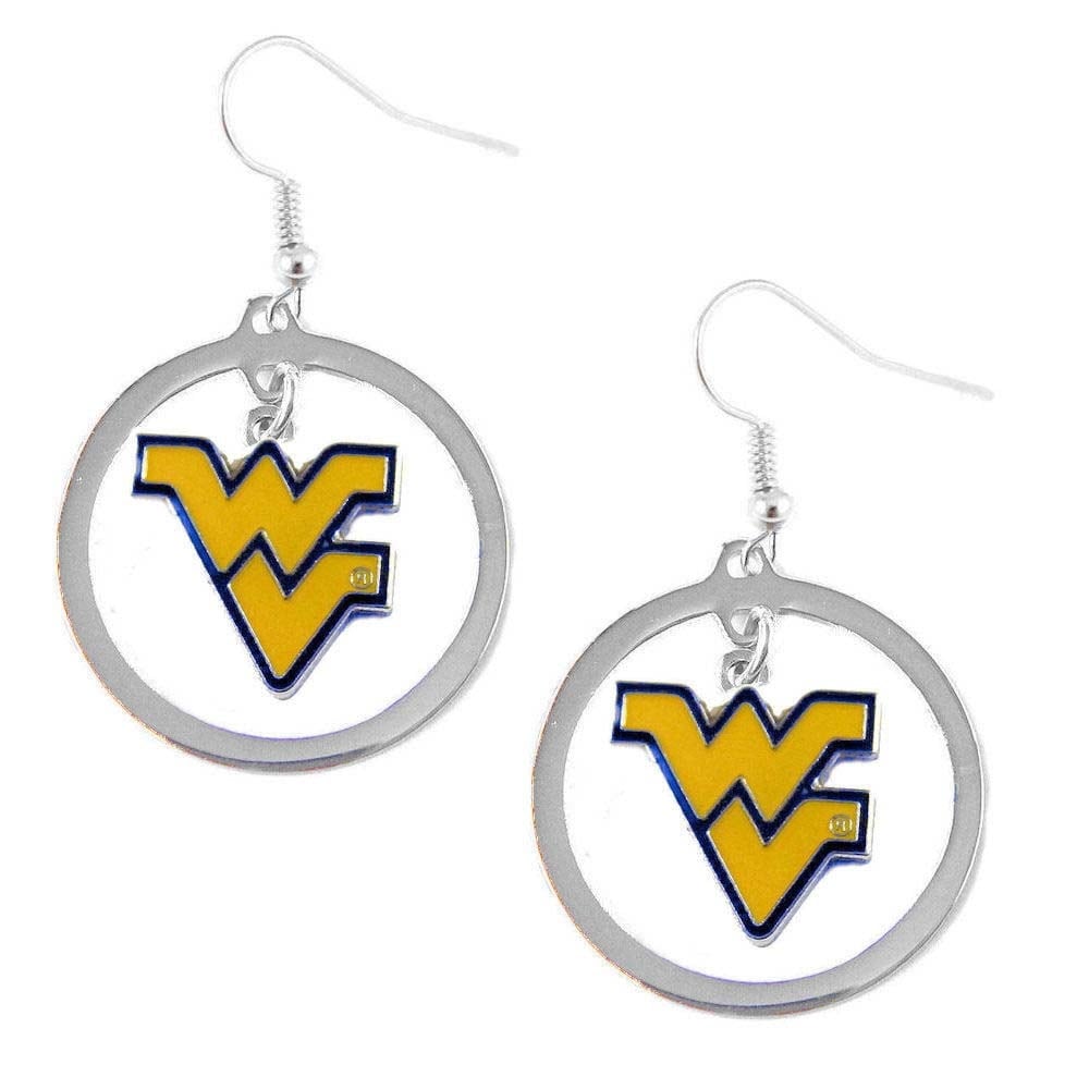 aminco Oklahoma Sooners Hoop Logo Earring Set NCAA Charm