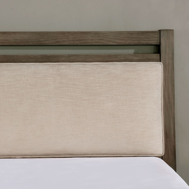 Furniture of America Ninn Rustic Grey Solid Wood Platform Bed