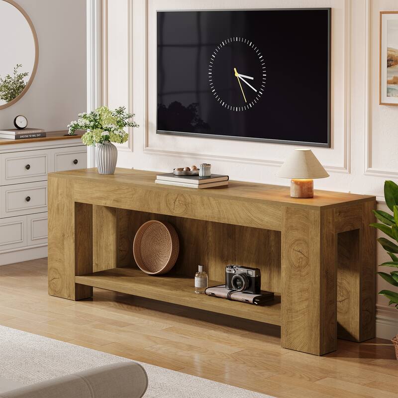 TV Stand for 60/65/75-Inch TVs, 63" Entertainment Center