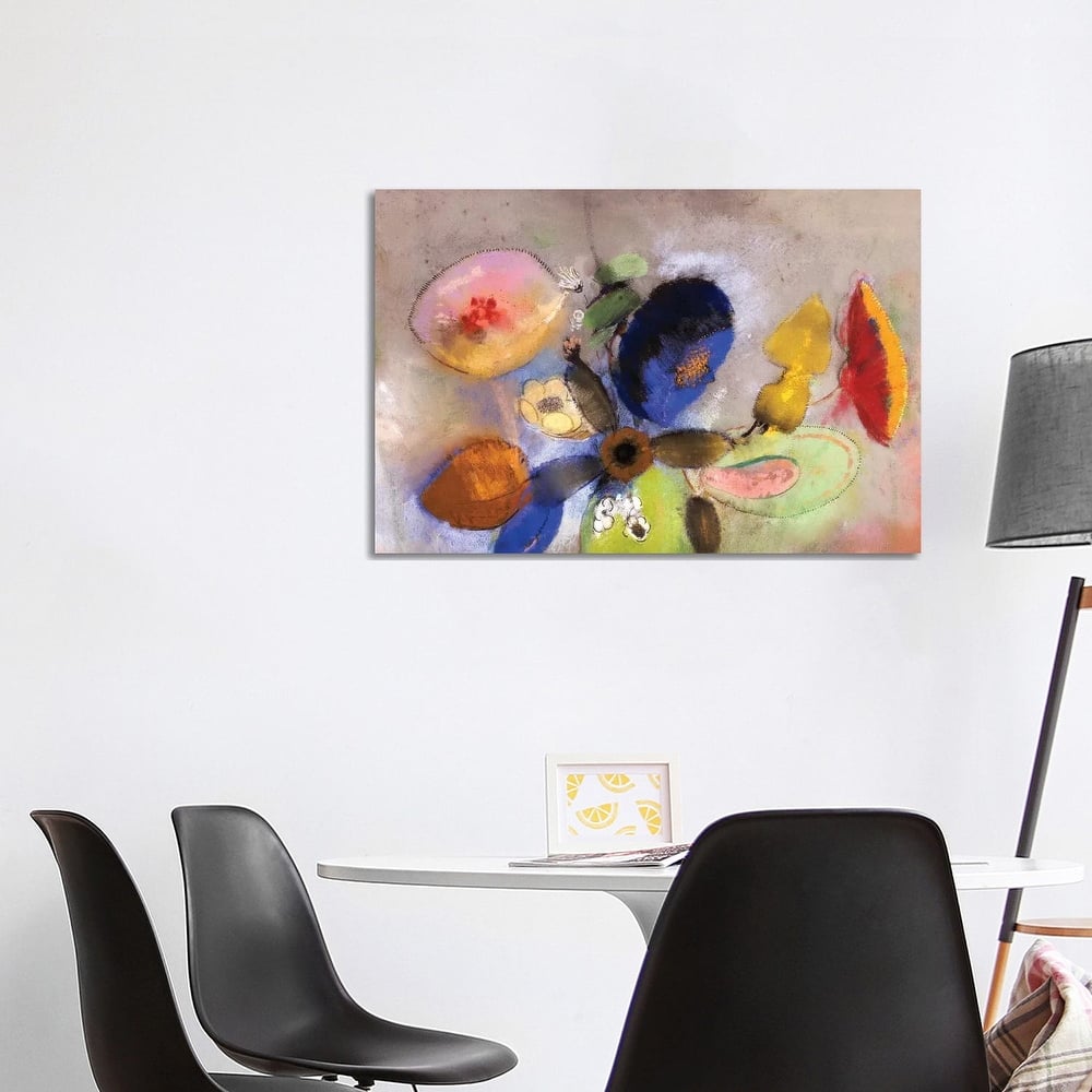 iCanvas "Flowers, 1907-10 " by Odilon Redon Canvas Print