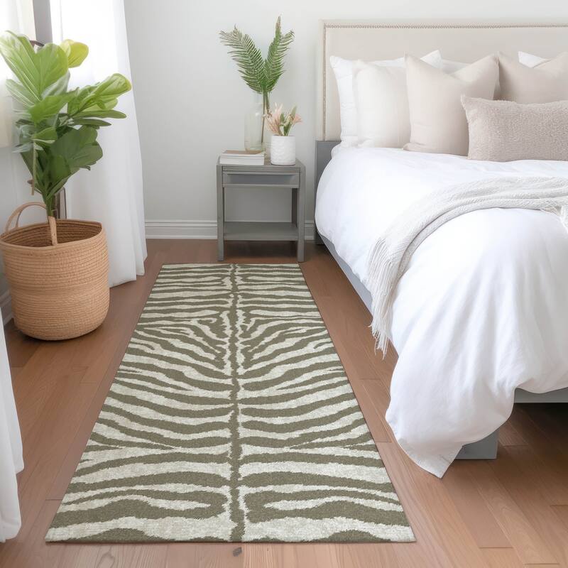 Premium Washable Super Soft Animal Print Mayfield Rug - Taupe - 2' 3" x 7' 6" - Runner