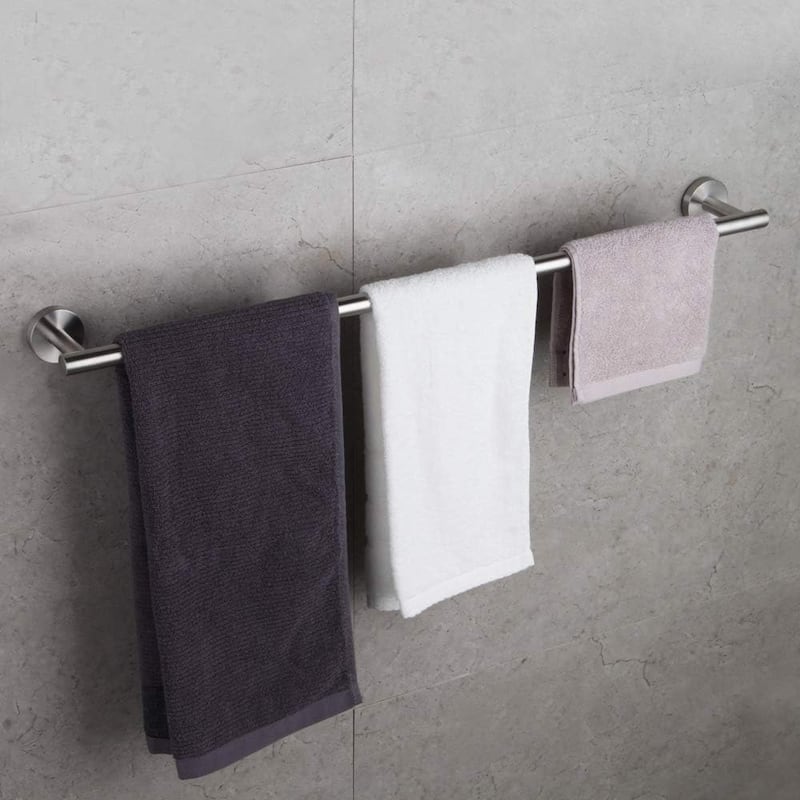304 Stainless Steel Wall Mounted Towel Bar Towel Rack - 30in