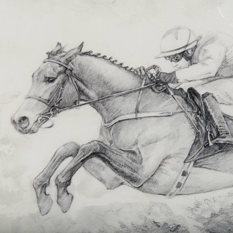 Horse Racing II Framed Art Print