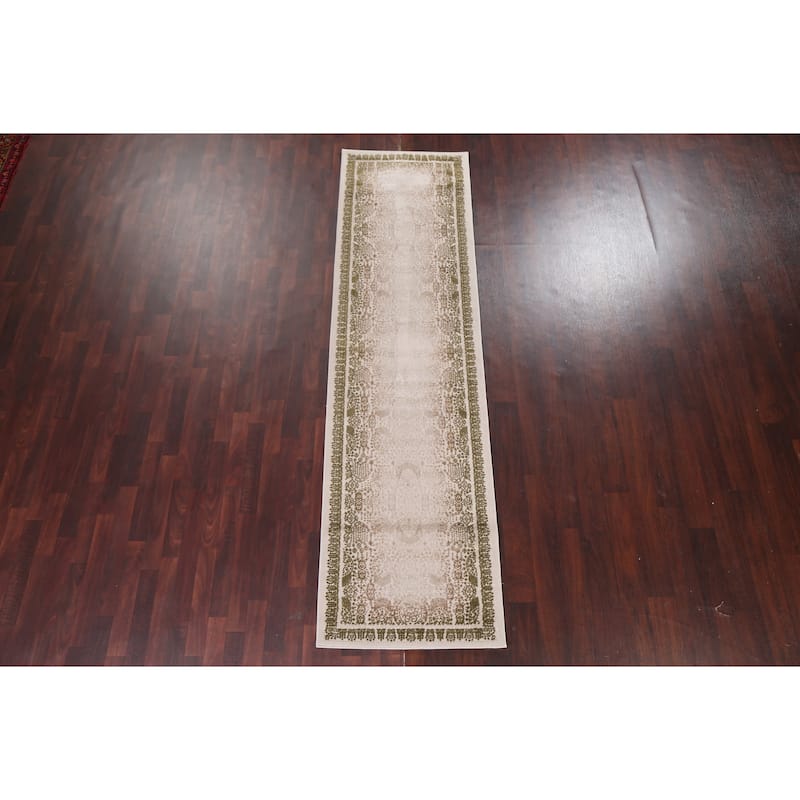 Turkish Geometric Damask Transitional Oriental Rug Home Decor Carpet