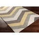 preview thumbnail 14 of 14, Hand-tufted Chevron Geometric Contemporary Area Rug - 9' x 13'