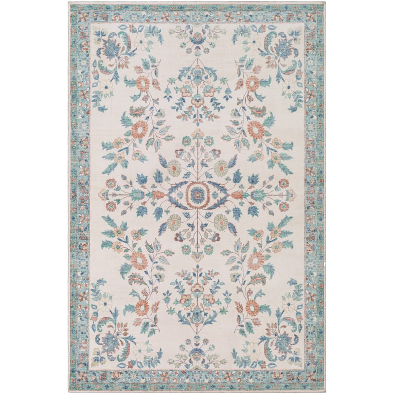Livabliss Arrietty Vintage Floral Oriental Area Rug