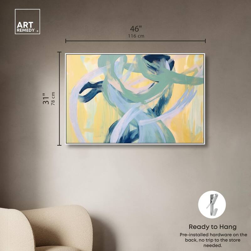 Entangled Embrace I Canvas by Art Remedy
